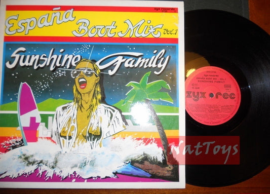 12" 33 Sunshine Family ESPANA BOOT MIX - VOL. 1 (Germany 1987, ZYX 5730) - NM/NM