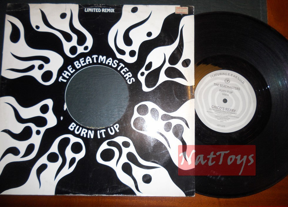 12" 33 The Beatmasters featuring PP Arnold BURN IT UP 1988 VG/EX limited remix