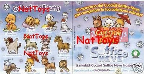 12 PUPPIES LOOKING FOR FRIENDS SOFT SNOW SERIES COMPLETE NEWSSTAND