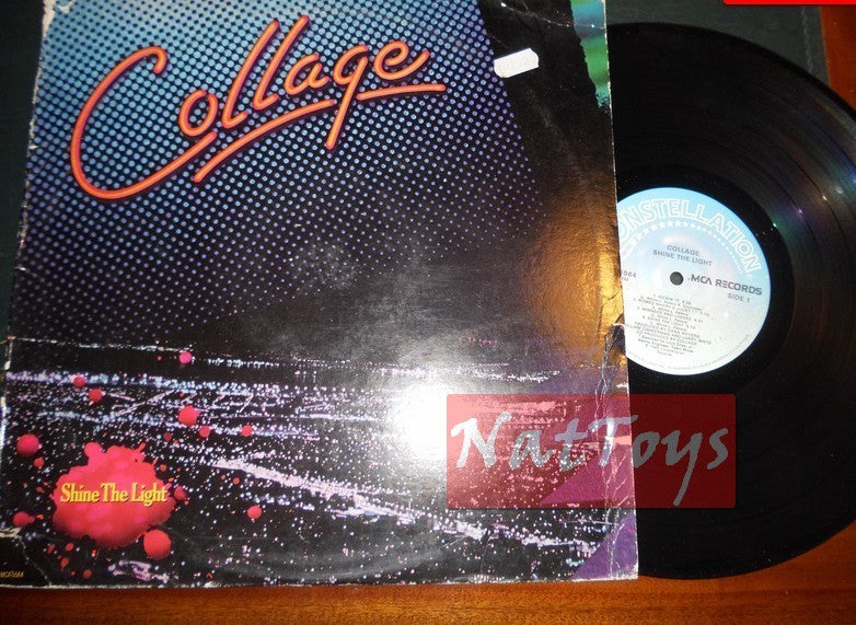 12" LP 33 Collage SHINE THE LIGHT (USA 1985, Constellation MCA-5564) - VG/EX