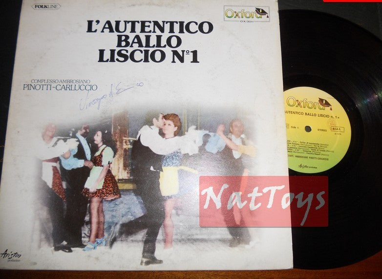 12" LP 33 Compl Ambrosiano Pinotti-Carluccio THE AUTHENTIC BALLO LISCIO 1976 VG/VG