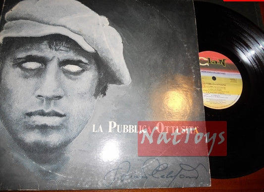 12" LP 33 RPM Adriano Celentano LA PUBBLIC OTTUSITA' 1987 CLN 20699 - VG/EX