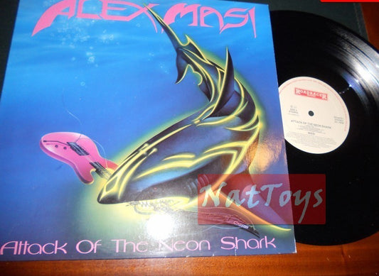 12" LP 33 RPM Alex Masi ATTACK OF THE NEON SHARK Holland 1989 RO 9470 1 - EX/NM