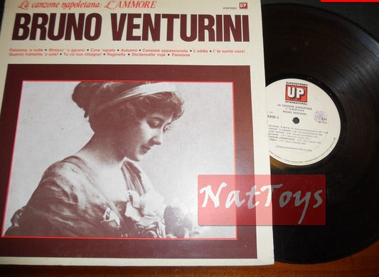 12" LP 33 RPM Bruno Venturini THE NEAPOLITAN SONG: LOVE - EX/G