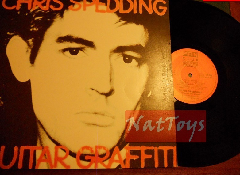 12" LP 33 RPM Chris Spedding GUITAR GRAFFITI (France 1989, Fan Club) - EX/NM