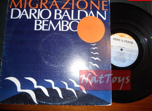 12" LP 33 RPM Dario Baldan Bembo MIGRATION (Italy 1977, Come il Vento) EX/EX