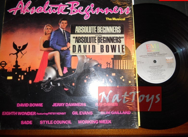 12" LP 33 RPM David Bowie/Sade/Eighth Wonder ABSOLUTE BEGINNERS 1986 - EX/EX