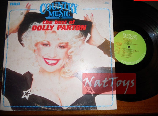 12" LP 33 RPM Dolly Parton THE BEST OF DOLLY PARTON (Italy 1983, RCA) EX/NM