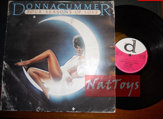 12" LP 33 GIRI Donna Summer FOUR SEASONS OF LOVE (Italy 1976, Durium) - VG/VG