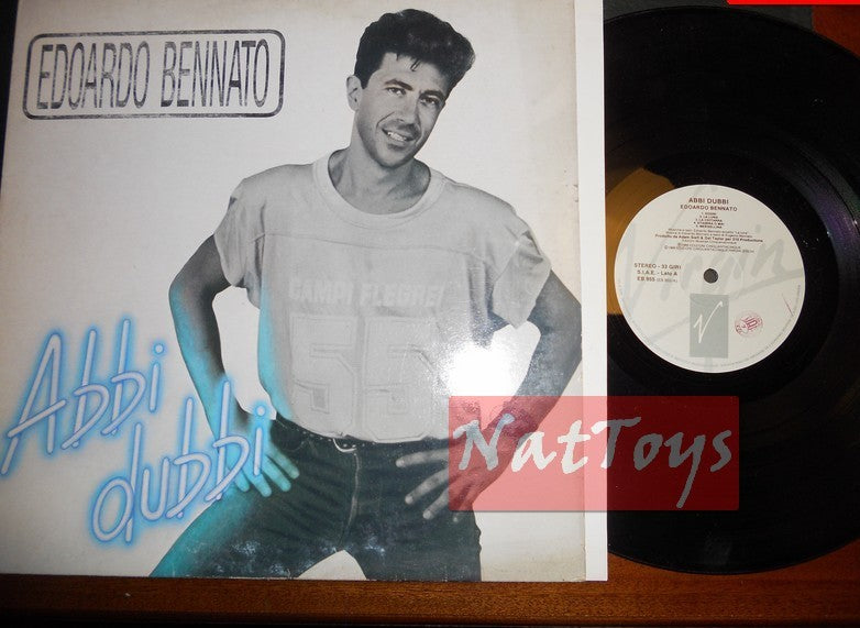 12" LP 33 RPM Edoardo Bennato ABBI DUBBI (Italy 1989, Virgin EB 955) - VG/VG