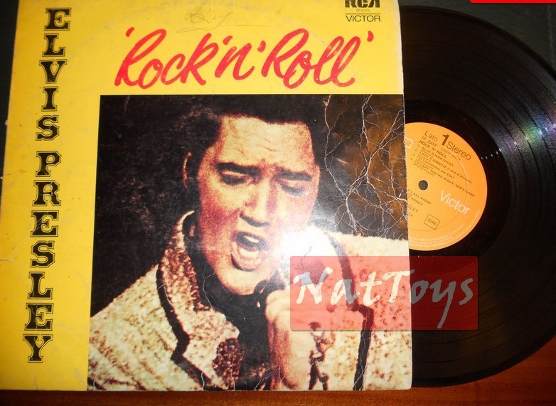 12" LP 33 GIRI Elvis Presley ROCK 'N' ROLL (Italy 1973, RCA Victor) - VG/VG