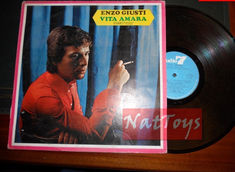 12" LP 33 RPM Enzo Giusti VITA AMARA (Italy, Studio7 AG 1138/LP) - VG/VG