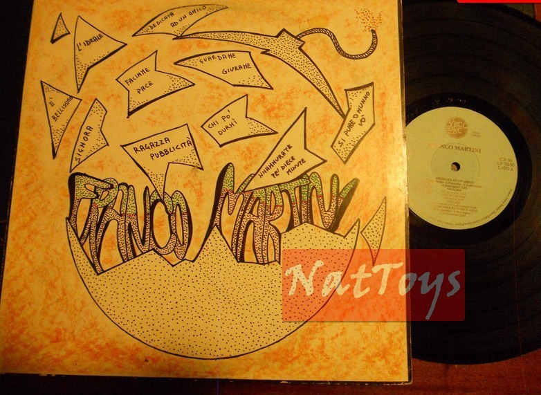 12" LP 33 RPM Franco Martini FRANCO MARTINI (Italy, Visco Disc LP 70180) VG/NM