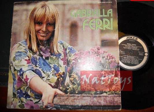 12" LP 33 GIRI Gabriella Ferri ROMA SINGS (Italy 1969, Joker SM 3041/B) - VG/VG