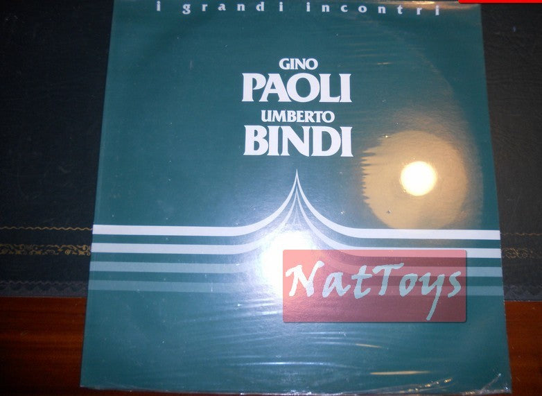 12" LP 33 RPM Gino Paoli/Umberto Bindi PAOLI-BINDI: THE GREAT MEETINGS 1986 NEW