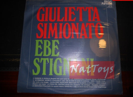 12" LP 33 GIRI Giulietta Simionato/Ebe Stignani (Italy 1973, LP Cetra) - NEW