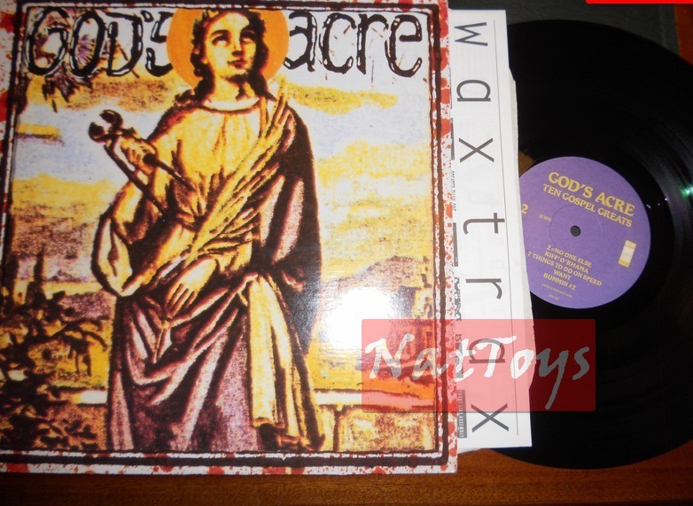 12" LP 33 RPM God's Acre TEN GOSPEL GREATS (Canada 1990) +promo sheet NM/NM