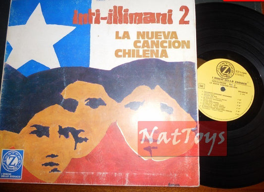 12" LP 33 RPM Inti Illimani LA NUEVA CANCION CHILENA VOL. 2 1974 +cop.ap. VG/VG