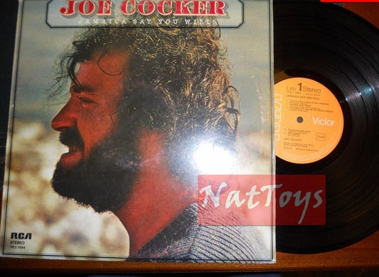 12" LP 33 RPM Joe Cocker JAMAICA SAY YOU WILL (Italy 1975, RCA) - EX/NM