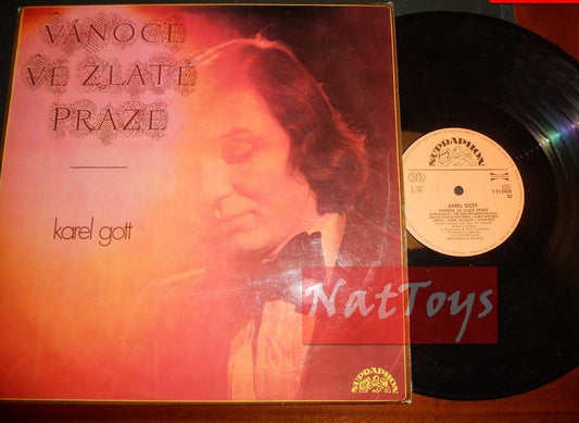 12" LP 33 RPM Karel Gott VANOCE VE ZLATE PRAZE (Czechoslovakia 1973) - EX/EX