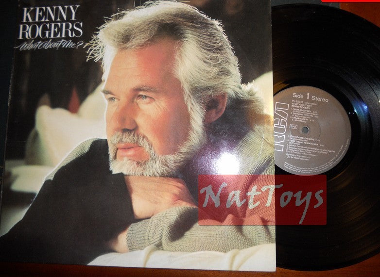 12" LP 33 GIRI Kenny Rogers WHAT ABOUT ME? (Italy 1984, RCA PL 85043) - NM/NM