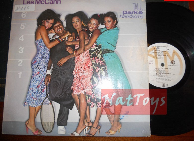 12" LP 33 RPM Les McCann TALL, DARK &amp; HANDSOME USA 1979, A&amp;M Records VG/VG