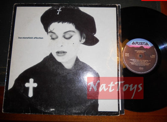 12" LP 33 GIRI Lisa Stansfield AFFECTION (Italy 1989, Arista 210 379) - VG/VG