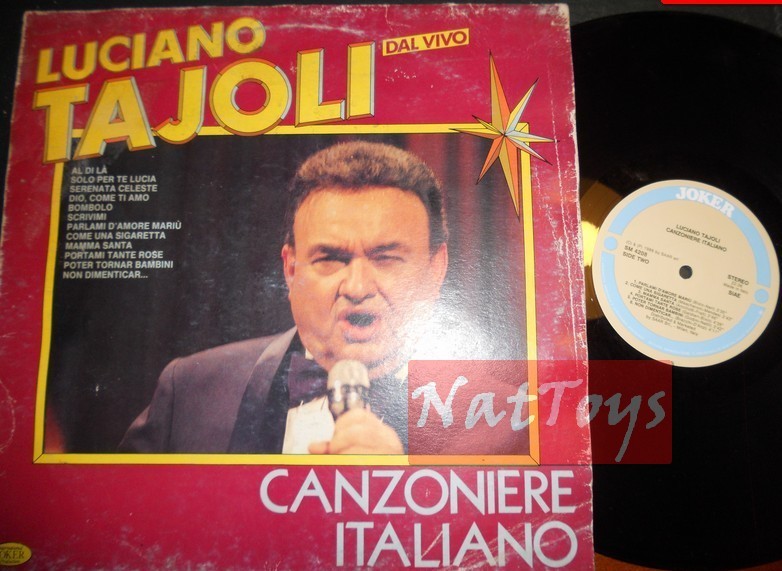 12" LP 33 RPM Luciano Tajoli ITALIAN SONGBOOK (Italy 1986, Joker) - VG/VG