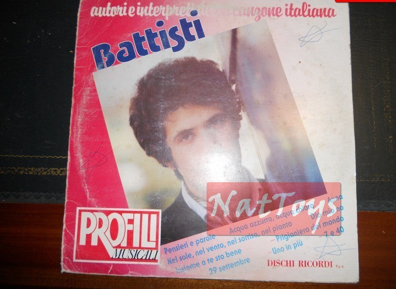 12" LP 33 RPM Lucio Battisti LUCIO BATTISTI Italy 1982 + April cover + booklet VG/EX