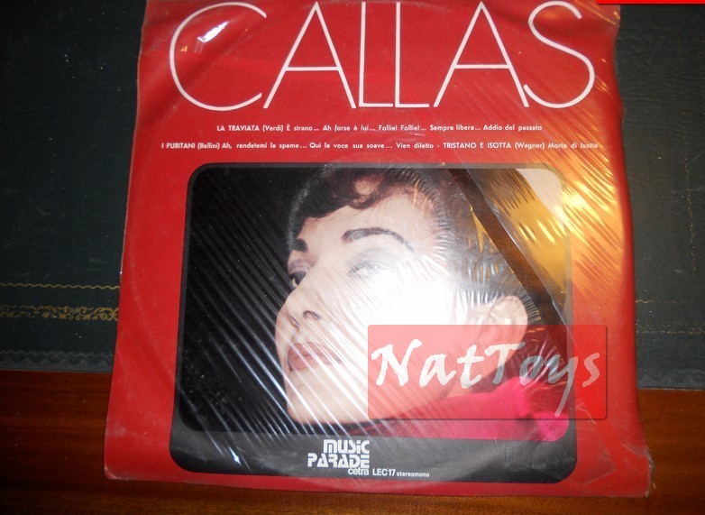 12" LP 33 RPM Maria Callas CALLAS (Italy 1973, Cetra LEC 17) - SEALED