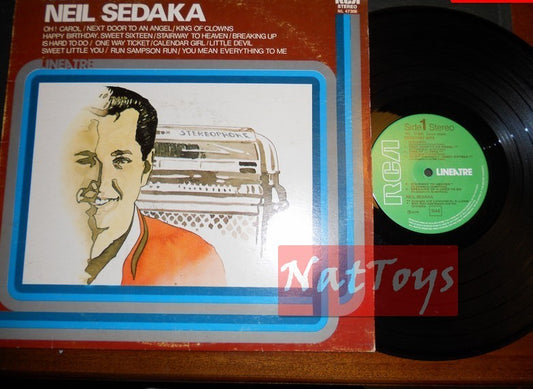 12" LP 33 GIRI Neil Sedaka GREATEST HITS (Italy 1975, RCA Lineatre) - EX/EX