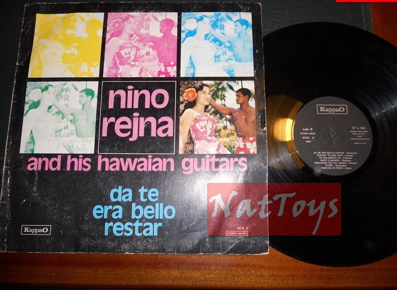 12" LP 33 GIRI Nino Rejna and his Hawaiian Guitars DA TE ERA BELLO RESTAR - VG/VG