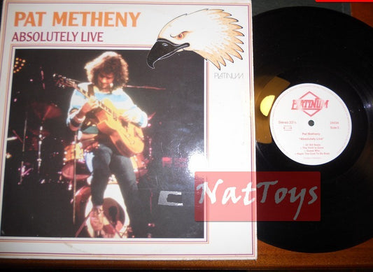 12" LP 33 RPM Pat Metheny ABSOLUTELY LIVE (Germany 1985, Platinum PLP) - EX/NM