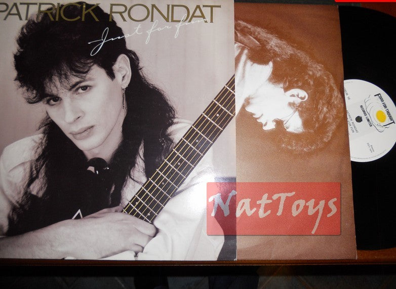 12" LP 33 RPM Patrick Rondat JUST FOR FUN (UK 1989, Food For Thought) - NM/NM