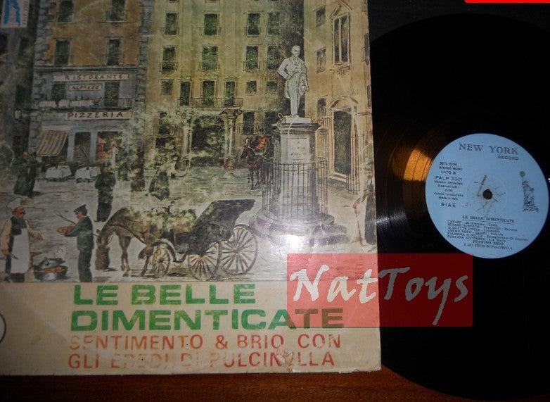 12" LP 33 RPM Peppino Brio and The Heirs of Pulcinella THE FORGOTTEN BEAUTIFUL VG/VG