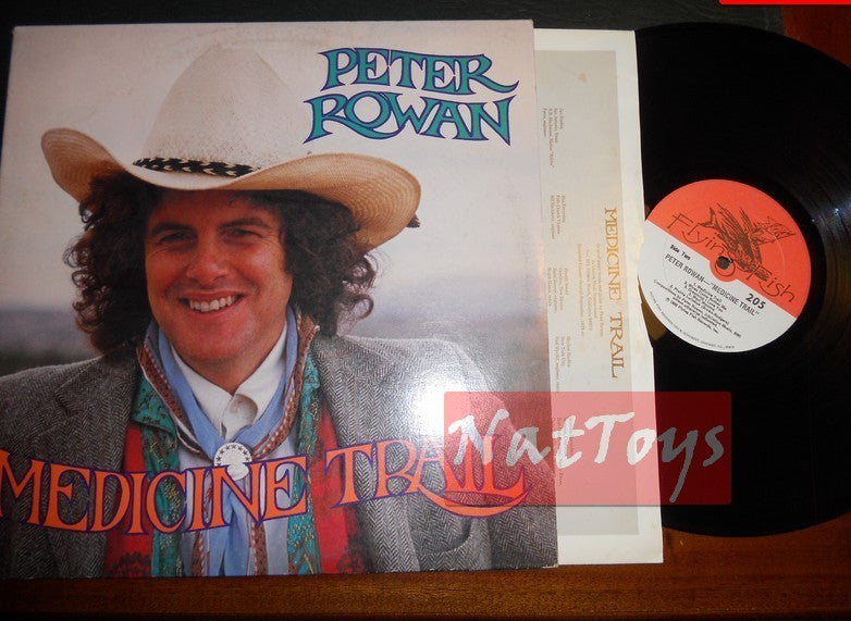 12" LP 33 RPM Peter Rowan MEDICINE TRAIL (USA 1980, Flying Fish) - EX/EX