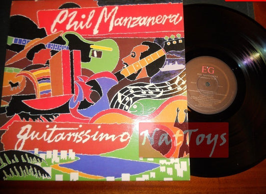 12" LP 33 RPM Phil Manzanera GUITARISSIMO 75-82 (Canada 1987) - NM/NM