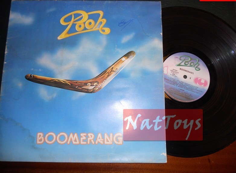 12" LP 33 GIRI Pooh BOOMERANG (Italy 1978, CGD 20077) gatefold cover VG/VG