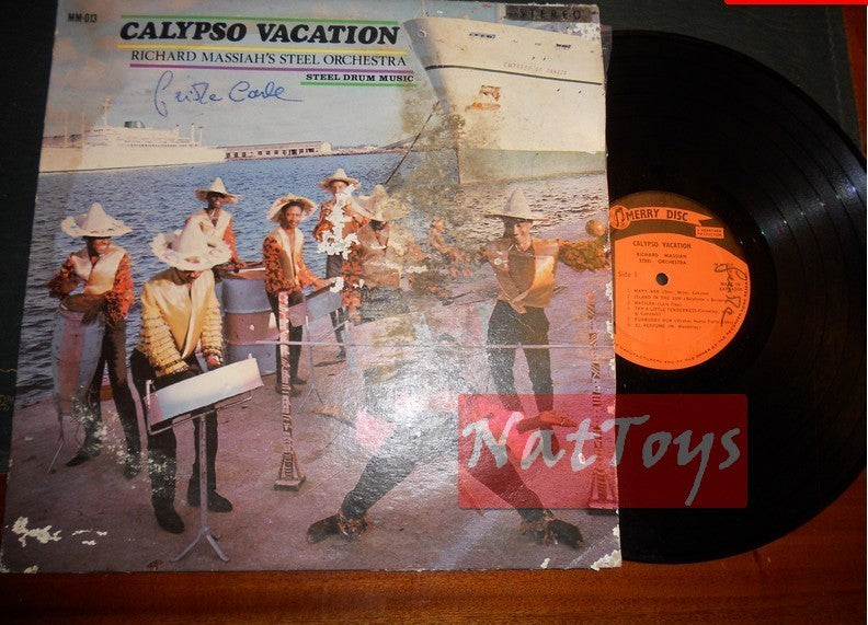 12" LP 33 RPM Richard Massiah's Steel Orchestra CALYPSO VACATION (Barbados) G/G