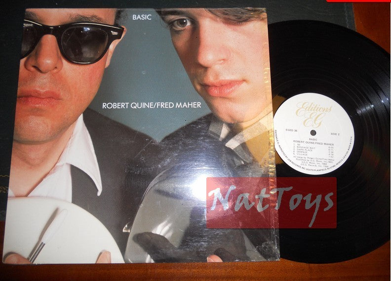 12" LP 33 RPM Robert Quine/Fred Maher BASIC (USA 1984) - NM/NM