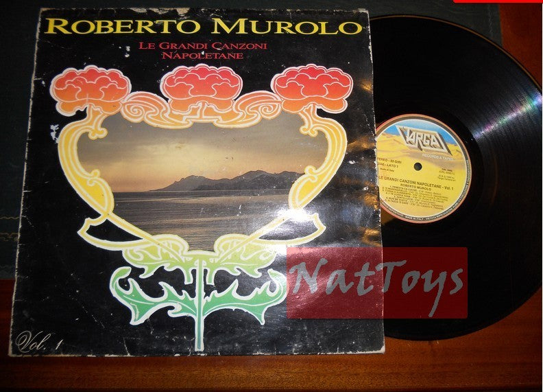 12" LP 33 RPM Roberto Murolo THE GREAT NEAPOLITAN SONGS - VOL. 1 1988 VG/EX