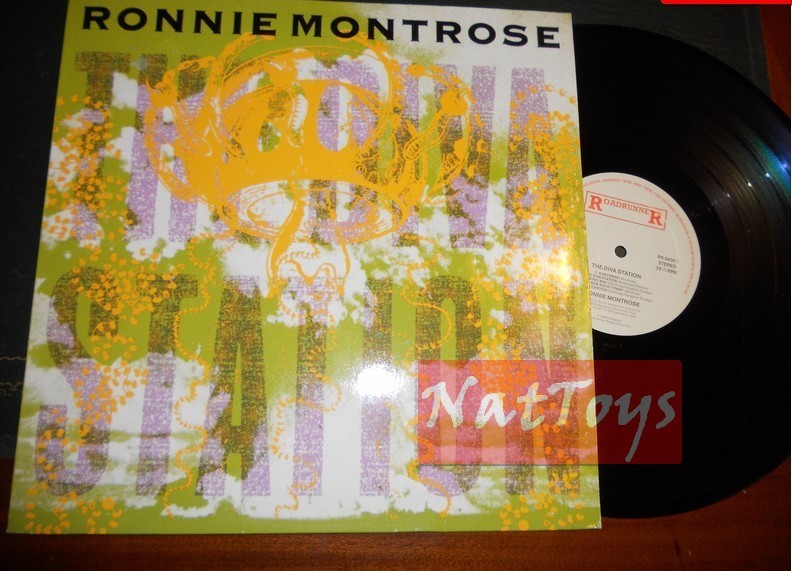 12" LP 33 RPM Ronnie Montrose THE DIVA STATION (Holland 1990, Roadrunner) EX/NM