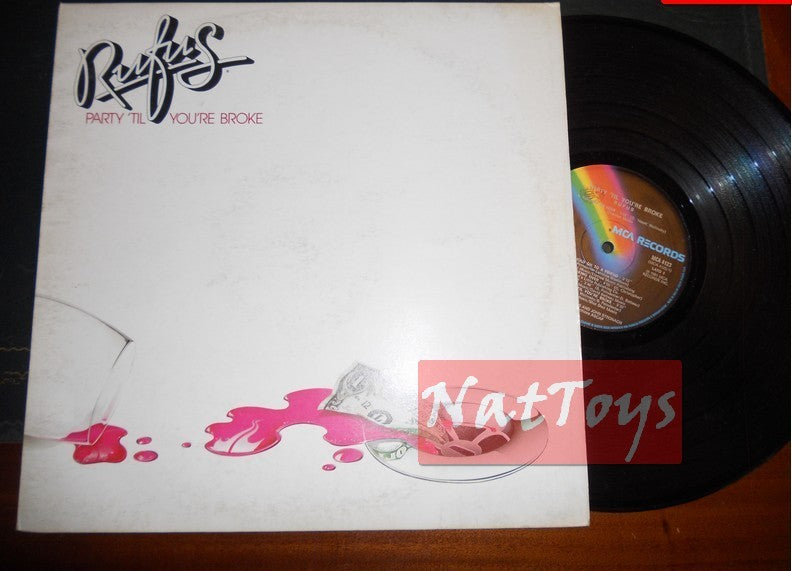 12" LP 33 GIRI Rufus PARTY 'TIL YOU'RE BROKE (Italy 1981, MCA 4123) - EX/EX