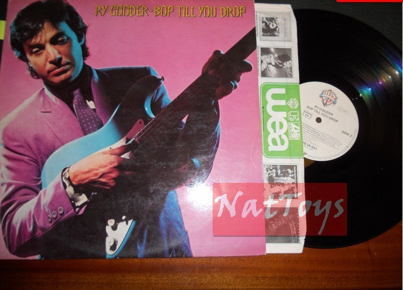 12" LP 33 GIRI Ry Cooder BOP TILL YOU DROP (Italy 1979, Warner Bros.) - EX/NM