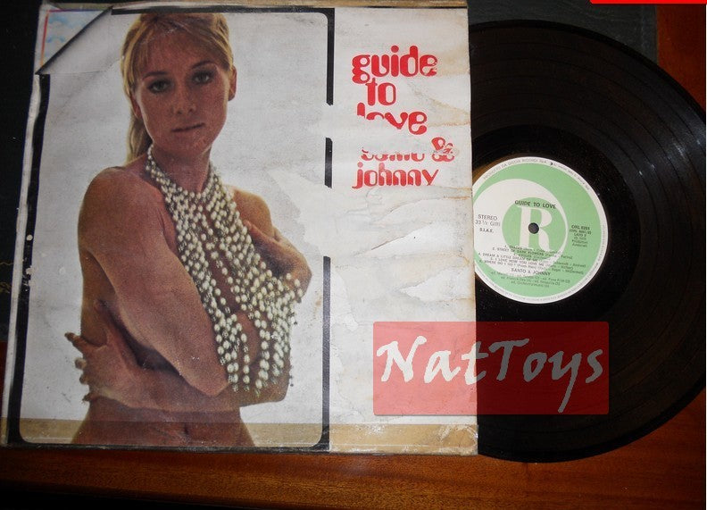 12" LP 33 GIRI Santo &amp; Johnny GUIDE TO LOVE (Italy 1978, Ricordi) - G/VG