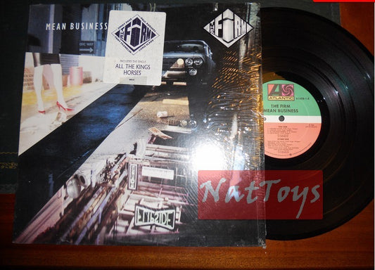 12" LP 33 RPM The Firm MEAN BUSINESS (USA 1986, Atlantic 7 81628-1-E) EX/NM