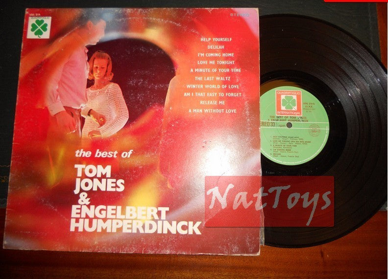 12" LP 33 GIRI Tom Jones/Engelbert Humperdinck THE BEST (Italy 1971) - VG/VG