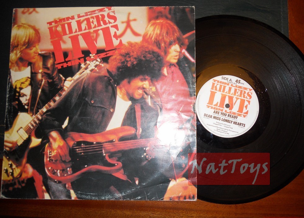 12" Thin Lizzy ARE YOU READY DEAR MISS LONELY HEARTS/BAD REPUTATION+OPIUM TRAIL