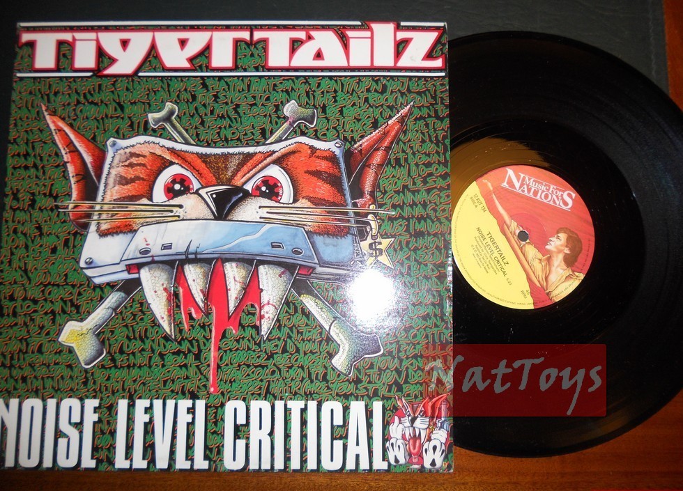 12" Tigertailz NOISE LEVEL CRITICAL/MURDERESS + MILLION DOLLAR SMILE 1990 NM/NM