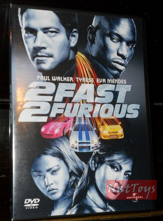 2 FAST 2 FURIOUS Paul Walker Eva Mendes Film DVD Originale Video